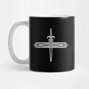 The Sword (White) Mug